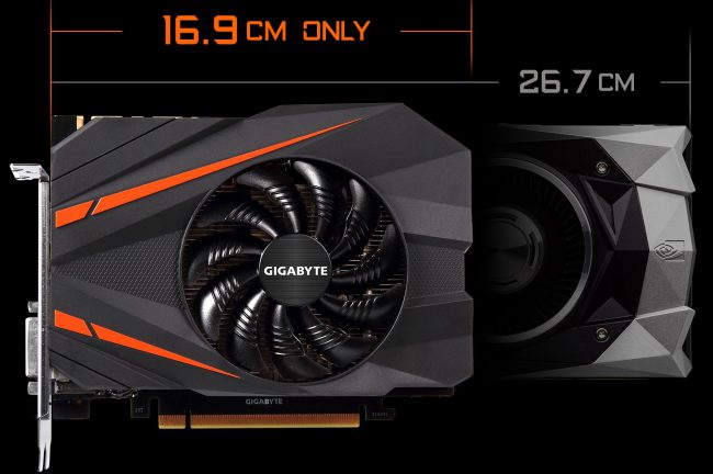 Фото - Gigabyte создала самую компактную в мире видеокарту GTX 1080