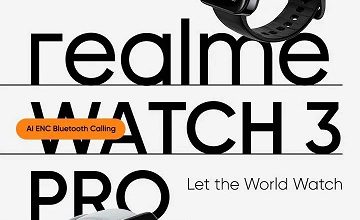 Фото - Экран AMOLED 1,78 дюйма, IPX8, GPS, датчики ЧСС и SpO2, до 10 дней автономной работы. Характеристики умных часов Realme Watch 3 Pro, премьера которых состоится 6 сентября