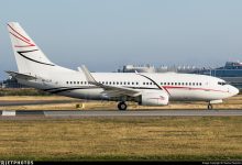 Фото - В США выдан ордер на арест принадлежащего «Лукойлу» Boeing 737-7EM за то, что он совершал полеты в нарушение санкций в отношении России