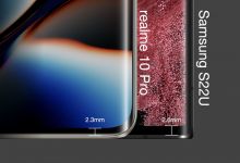 Фото - Самый узкий подбородок в отрасли. Realme 10 Pro превзойдёт Samsung Galaxy S22 Ultra по ширине рамки