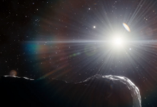 Фото - Учёные обнаружили огромный астероид «убийцу планет» размером 1,5 км: его орбита может пересечься с орбитой Земли