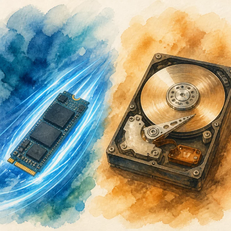 SSD или HDD: что выбрать и в чём разница
