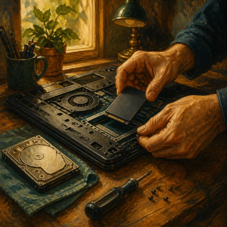 Как поставить SSD в ноутбук вместо HDD